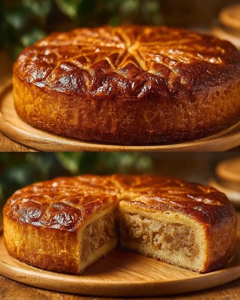 Torta de Nueces Húngara decorada y lista para servir