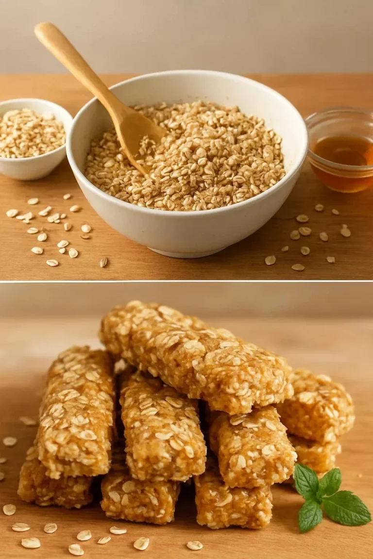 Bastones de avena y semillas, snacks saludables y nutritivos.