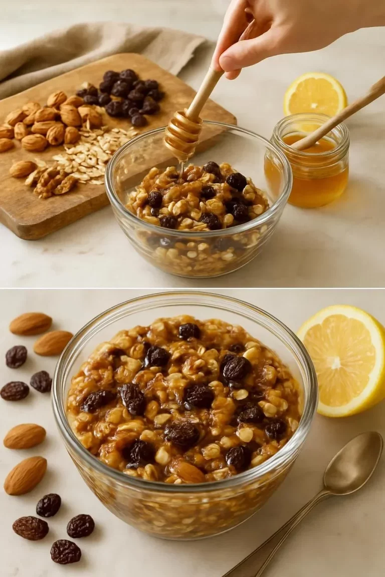 Suplemento natural de frutos secos y miel para una alimentación saludable