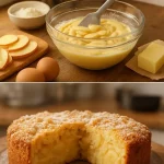 Tarta de Manzana con Crema de Azúcar Morena recién horneada