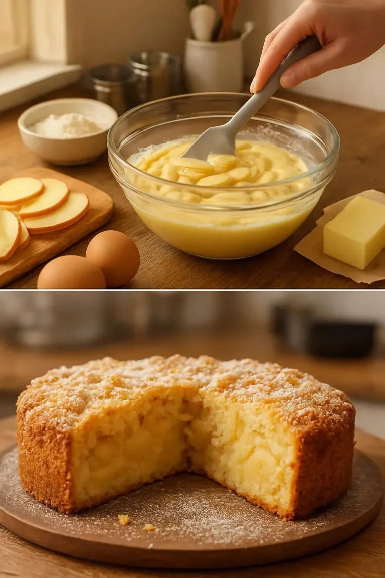 Tarta de Manzana con Crema de Azúcar Morena recién horneada