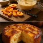 Tarta de manzanas caramelizadas con un toque dorado y jugoso