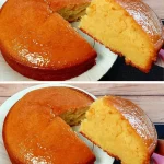 Bizcocho de naranja sin huevos, esponjoso y delicioso