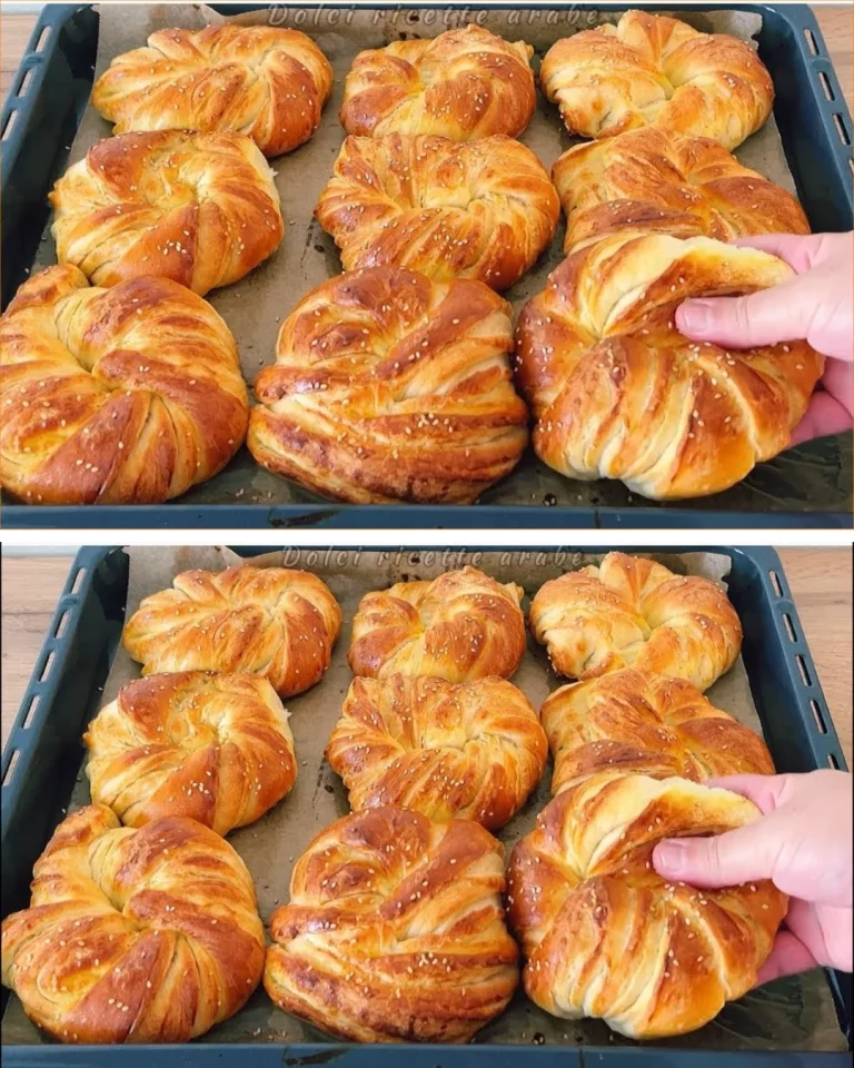 Brioche suave y deliciosa recién horneada