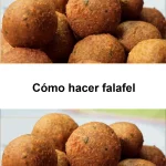 Receta de falafel crujiente y delicioso preparado en casa.