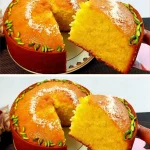 Pastel de naranja fácil y delicioso, decoración y presentación