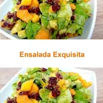 Ensalada exquisita con ingredientes frescos y coloridos