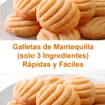 Deliciosas galletas de mantequilla caseras con solo 3 ingredientes