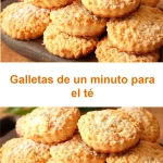 Galletas de un minuto listas para el té