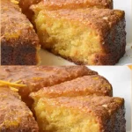 Delicioso pastel de naranja sin harina, ideal para postres sin gluten.