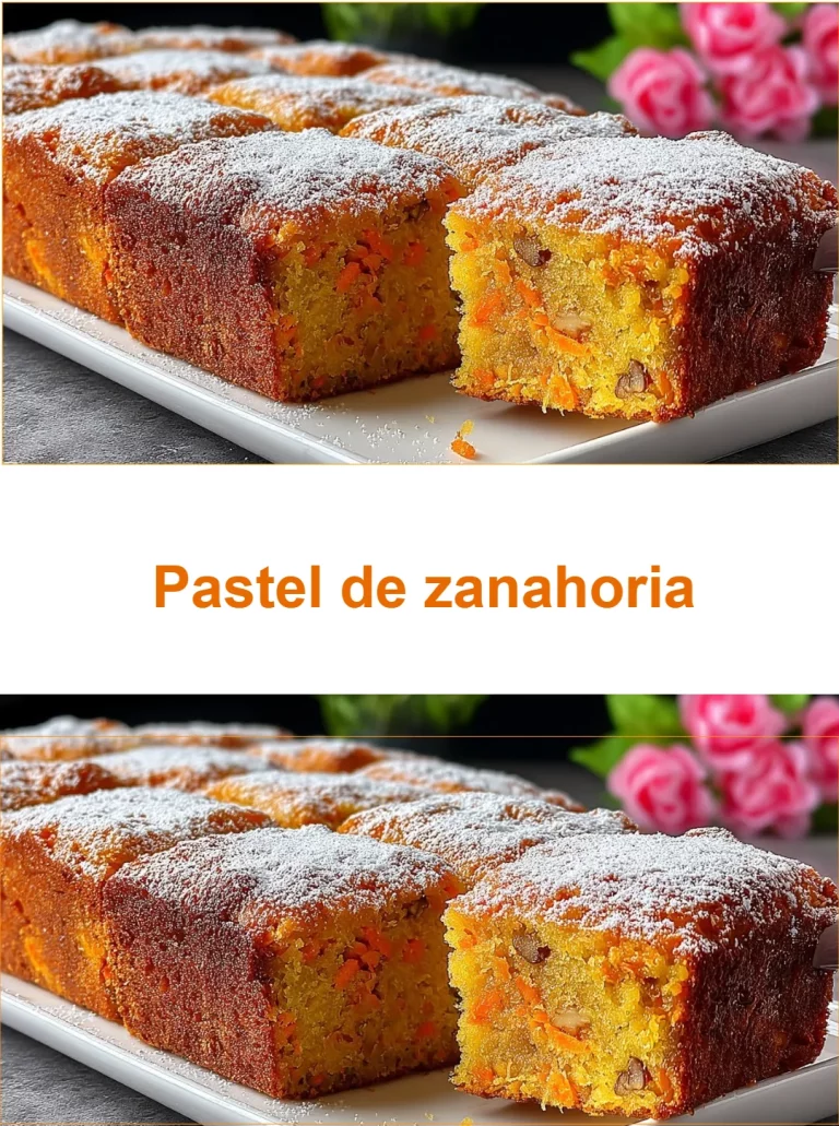 Rebanada de pastel de zanahoria decorada con crema y nueces