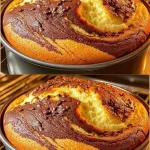 Diseño de Pastel Mármol con colores vibrantes y texturas suaves.