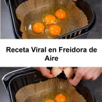 Receta viral en freidora de aire mostrando platillos crujientes y saludables