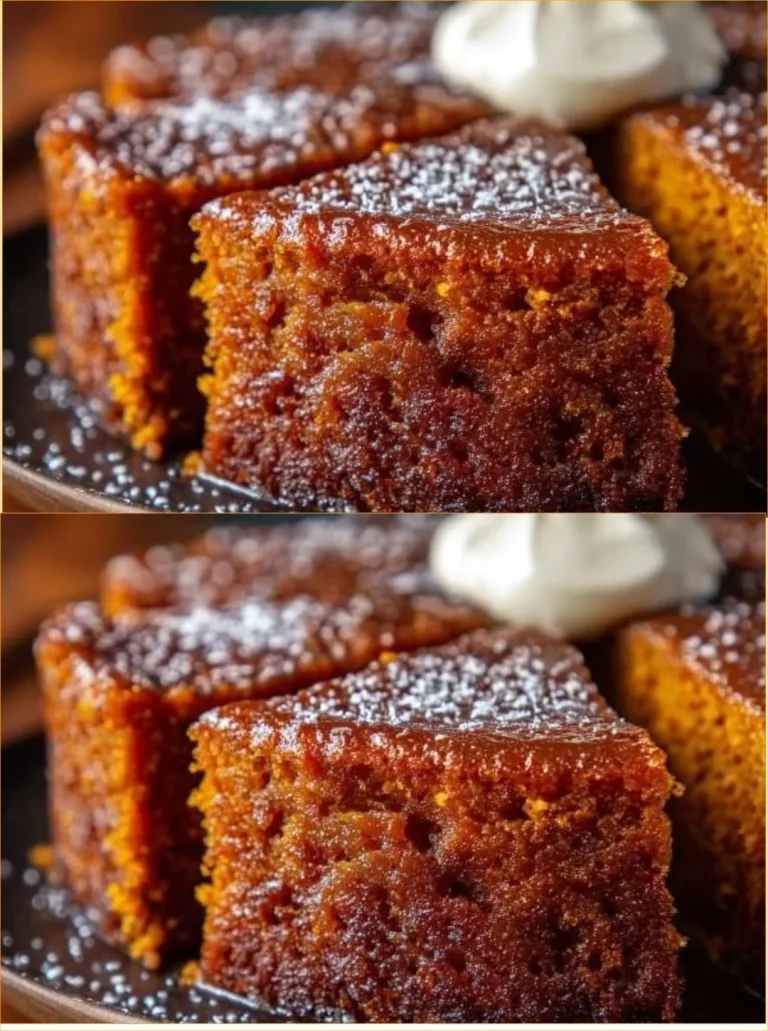 Pastel de batata sin harina con jengibre en un plato decorativo