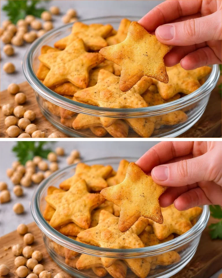 Aperitivo crujiente de garbanzos, snack saludable y sabroso.