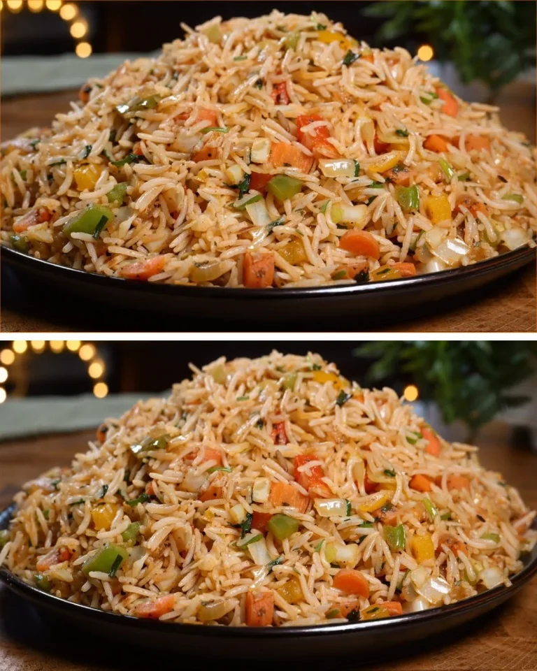 Plato de Arroz Basmati con verduras frescas y sriracha