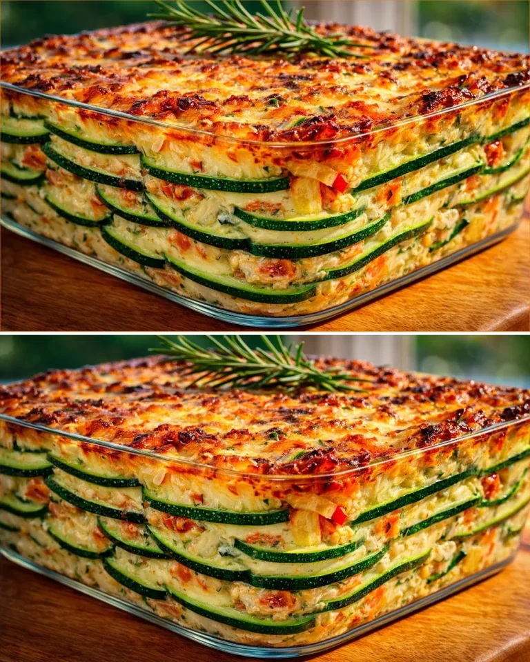 Cazuela de calabacines con vegetales frescos y especias