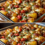 Cazuela de patatas económica, receta fácil y deliciosa.