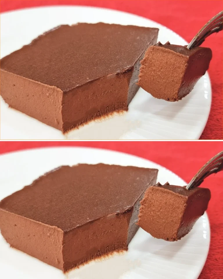 Postre sin hornear de chocolate y plátano en un plato