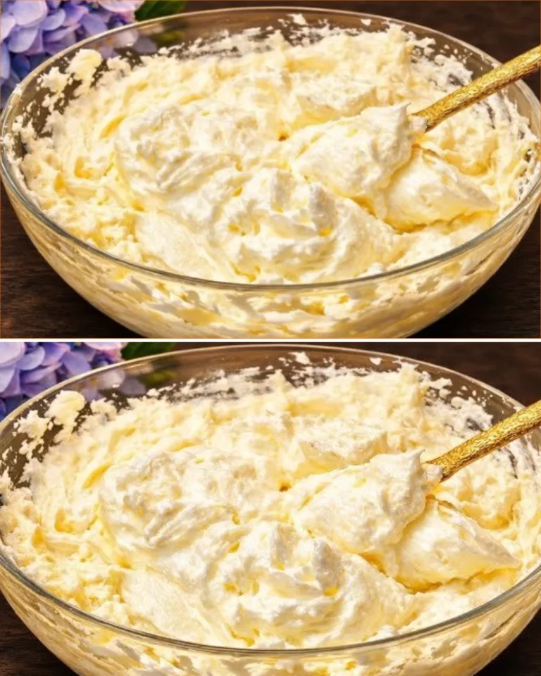 Plato de crema pastelera lista para usar en deliciosos postres