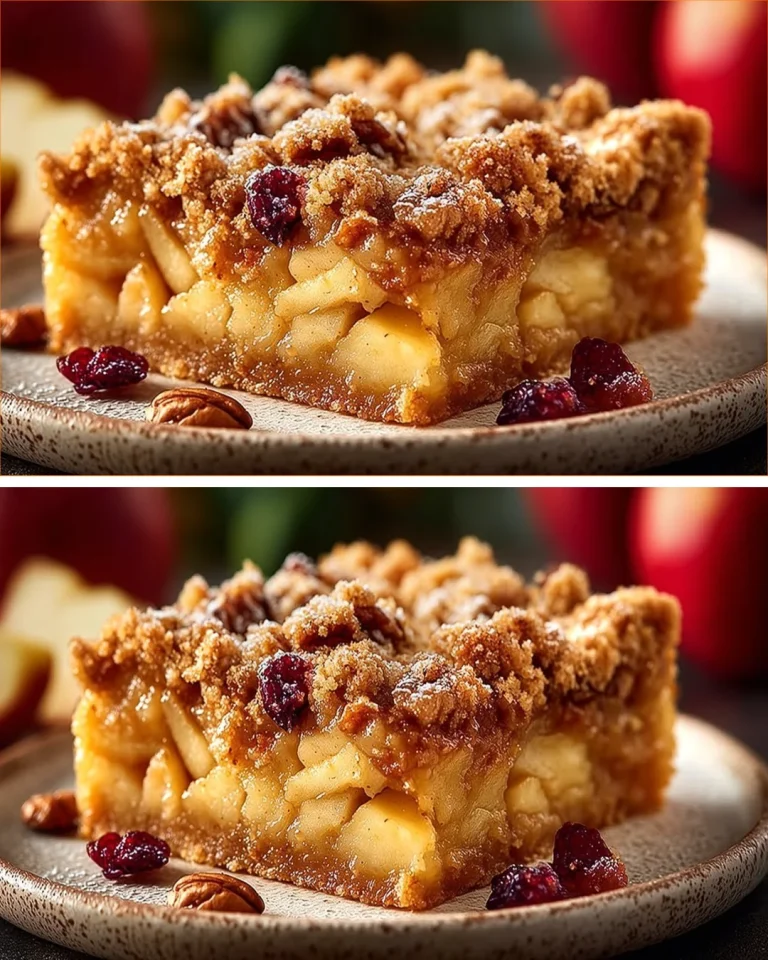 Crumble de manzana saludable listo para disfrutar con ingredientes frescos