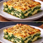 Plato de espinacas al horno, saludable y delicioso