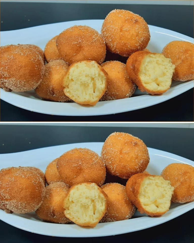 Frituras de limón crujientes y doradas servidas en un plato