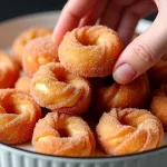 Deliciosas frituras de masa recién hechas, crujientes y perfectas para compartir.