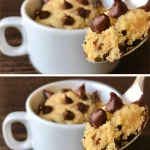 Galleta de microondas lista en un minuto