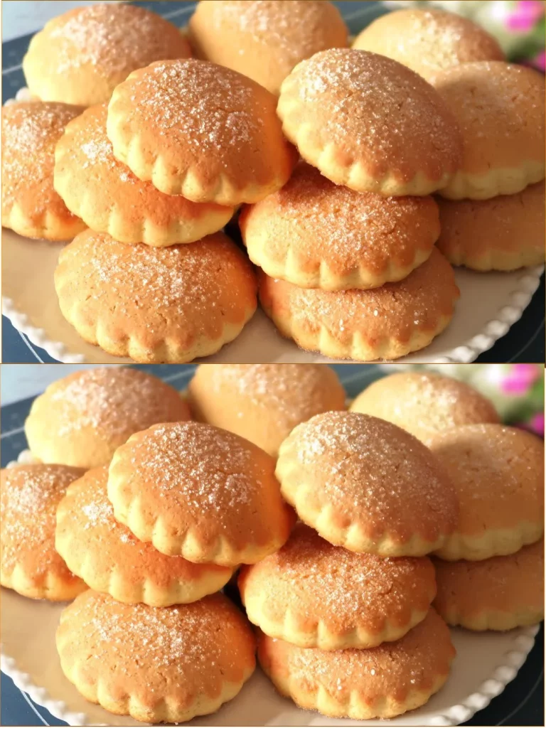 Galletas de leche recién horneadas, listas en 10 minutos