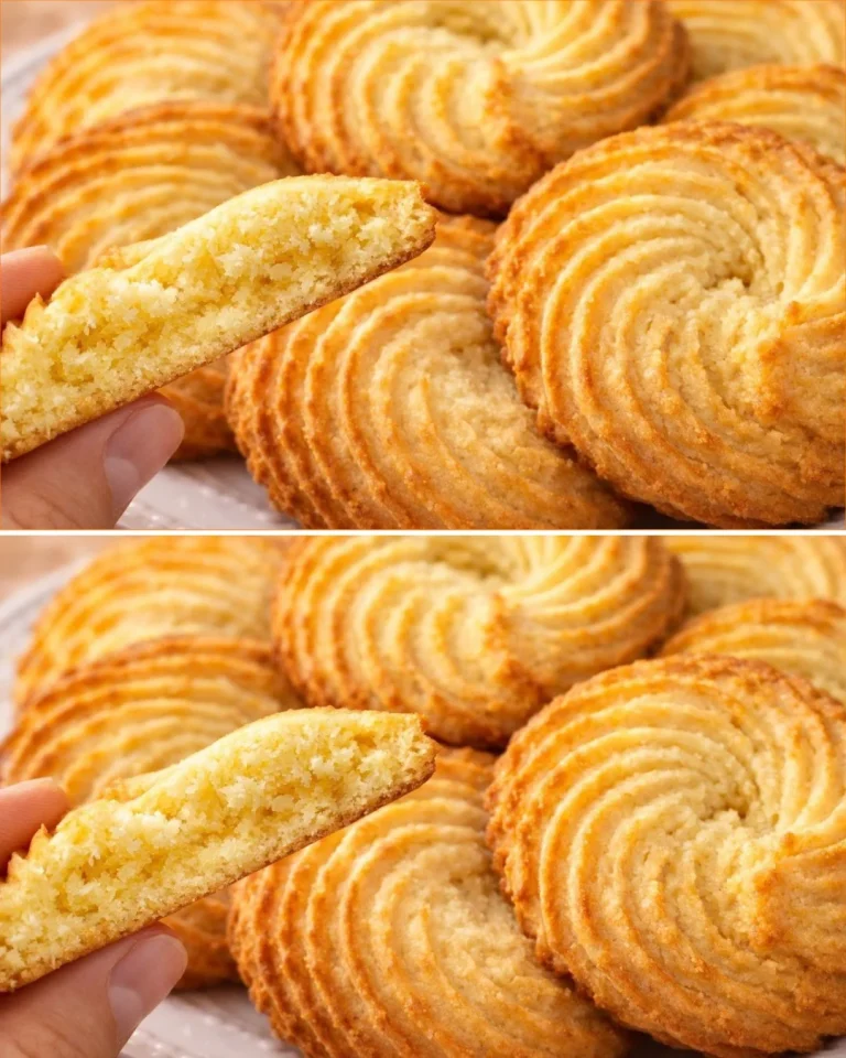 Galletas de mantequilla recién horneadas que se derriten en la boca