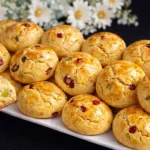 Varias galletas deliciosas recién horneadas en un plato