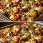 Receta de gratinado de papa económico, plato delicioso y fácil de preparar.