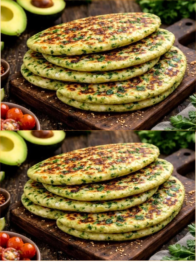 Rebanadas de pan de aguacate fresco y saludable con semillas decorativas.