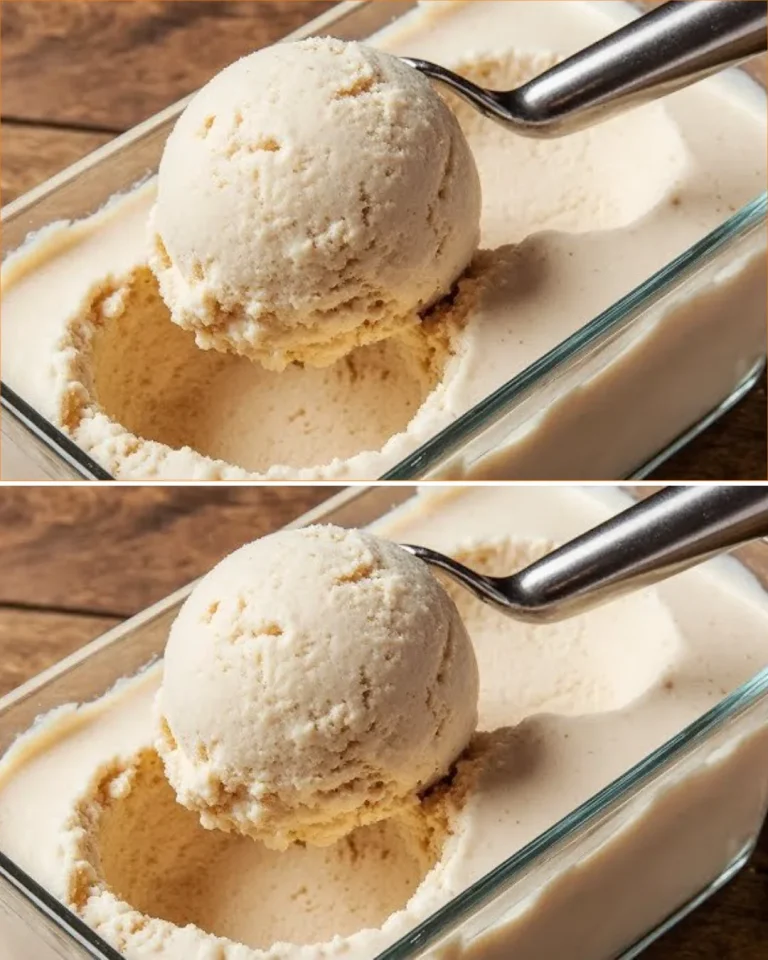 Helado casero sin crema servido en un cucurucho con frutas frescas.