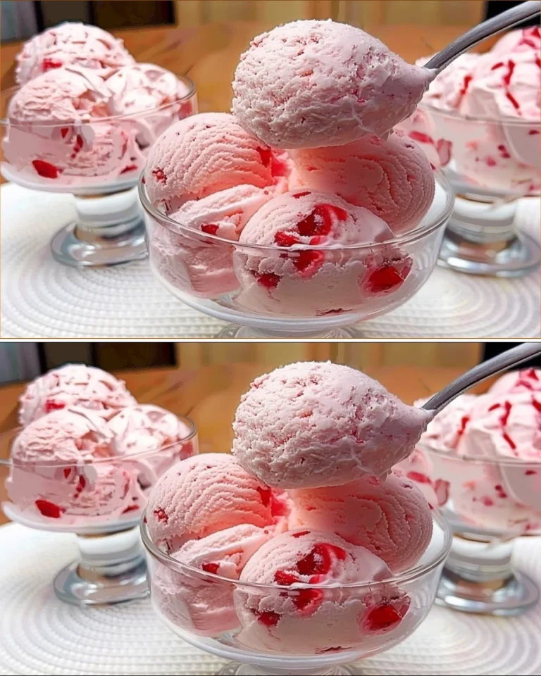 Receta de helado de fresa casero cremoso y delicioso