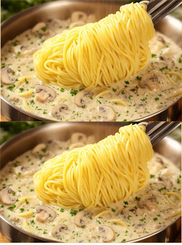 Plato de espagueti delicioso y rápido listo en 15 minutos