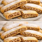 Galletas de nuez italianas que se derriten en la boca, perfectas para disfrutar.