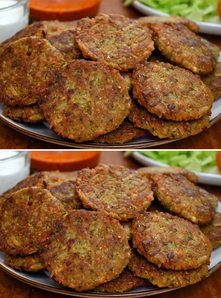 Deliciosa kofta de lentejas servida con salsa y guarnición