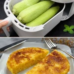 Plato de maíz freidora preparado en una freidora de aire