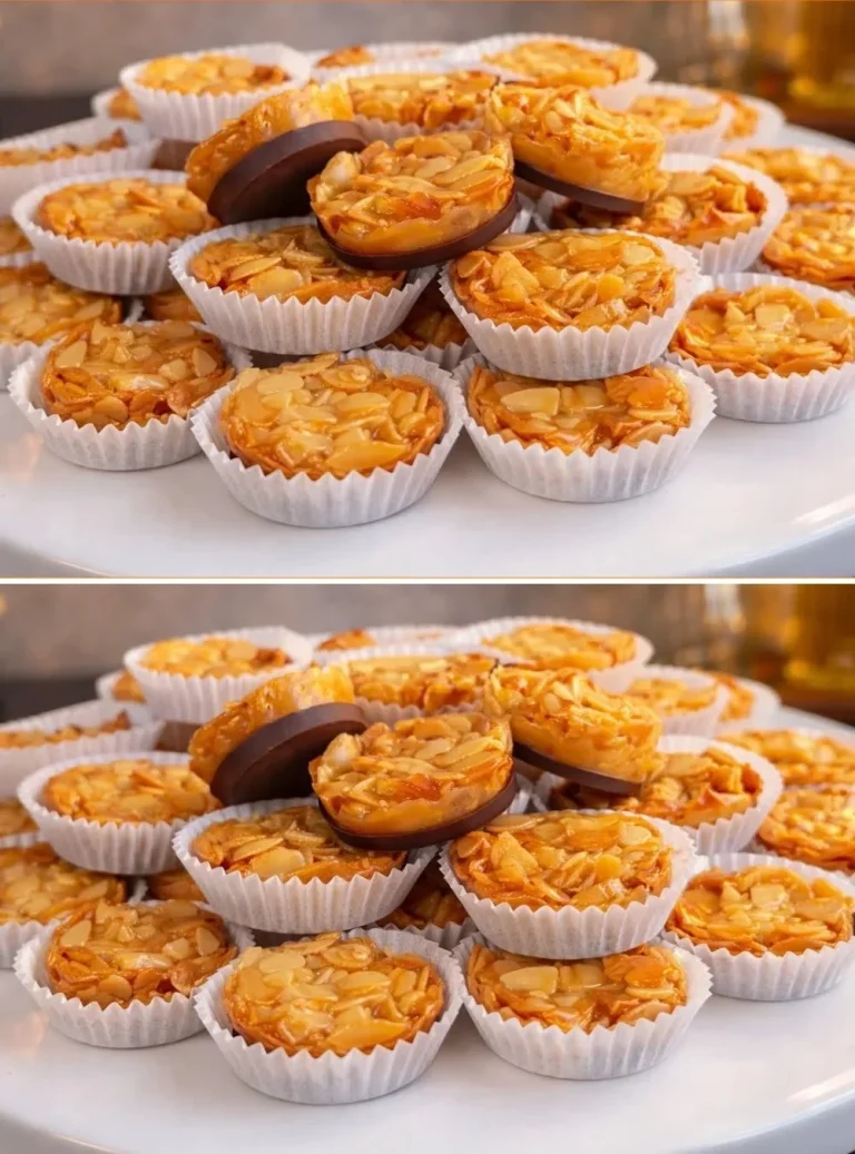 Dulce de Mandel-Florentiner con almendras crujientes