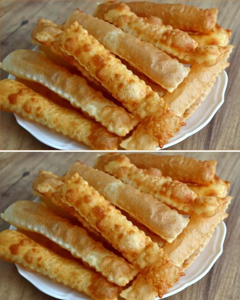 Masa frita sorpresa presentada en un plato colorido y apetitoso