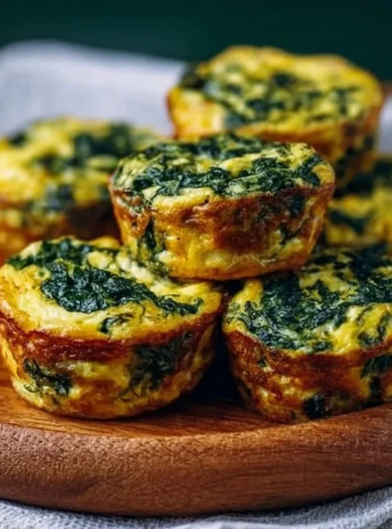 Merienda de espinacas que se derriten en la boca presentada en un plato colorido