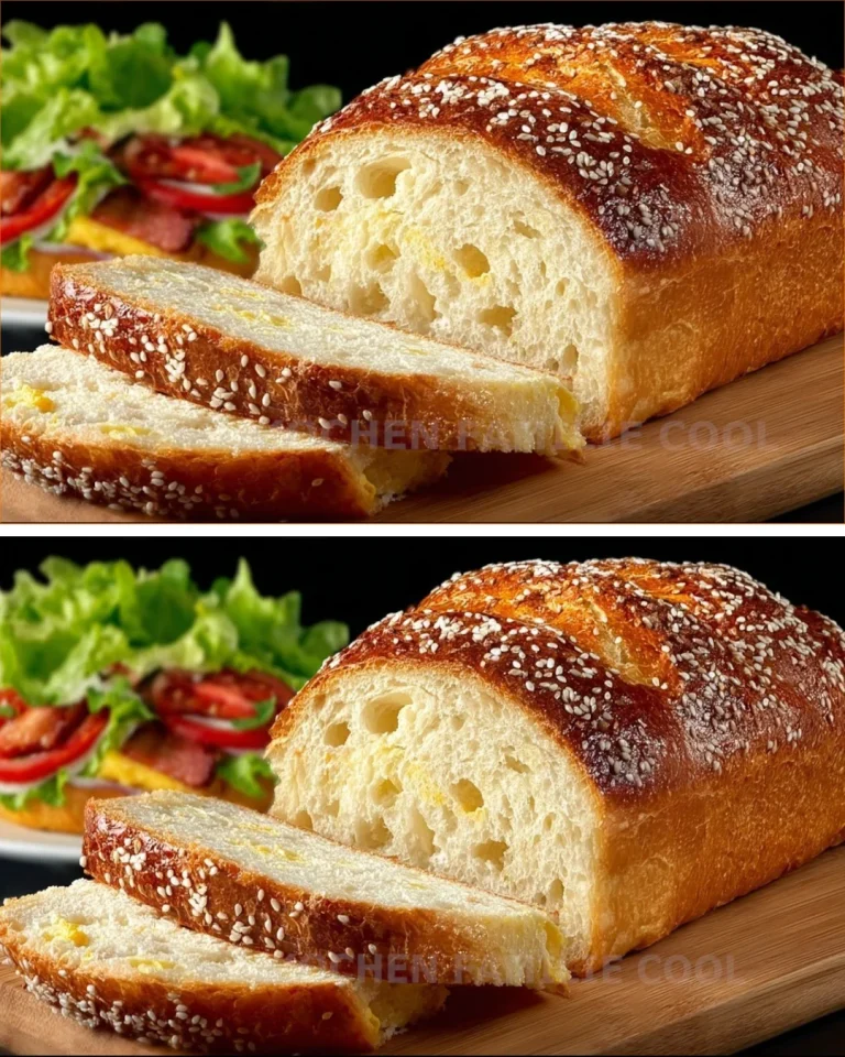 Delicioso pan de yogur griego recién horneado, suave y perfecto para disfrutar.