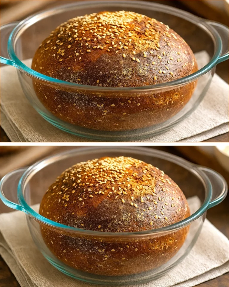 Receta de Pan Sin Harina, Sin Huevos y Sin Aceite, fácil y saludable.