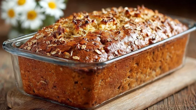 Pastel de Avena Sin Azúcar, delicioso y saludable, ideal para cuidar tu alimentación.