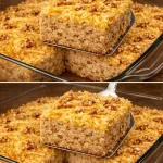 Delicioso Pastel de Avena y Manzana, ideal para un desayuno saludable.