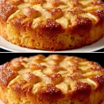 Tarta de manzana alemana recién horneada con canela y masa crujiente