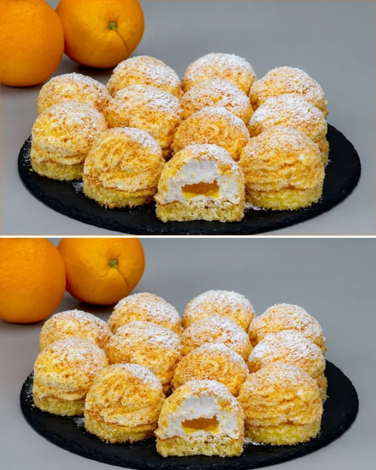 Delicioso Pastel de Naranja y Café en un plato con frutos frescos