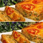 Delicioso Pastel de Verduras recién horneado